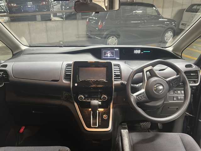 日産 セレナ X 広島県 2016(平28)年 8.8万km アズライトブルー 社外ナビ（MAX675W）/バックカメラ/エマージェンシーブレーキ/車線逸脱防止警報/クルーズコントロール/ETC/スマートキー