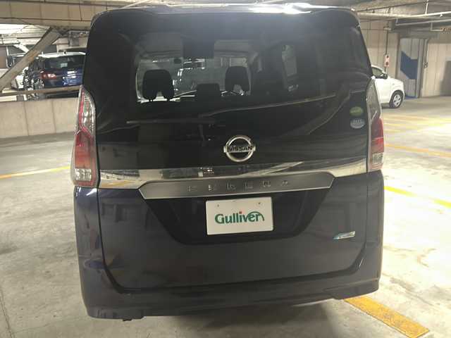 日産 セレナ X 広島県 2016(平28)年 8.8万km アズライトブルー 社外ナビ（MAX675W）/バックカメラ/エマージェンシーブレーキ/車線逸脱防止警報/クルーズコントロール/ETC/スマートキー