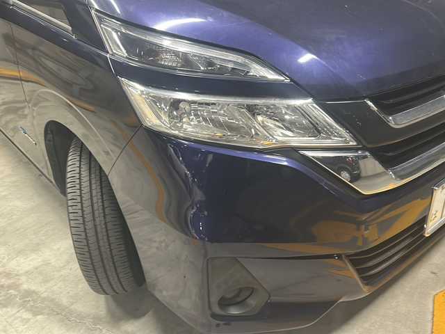 日産 セレナ X 広島県 2016(平28)年 8.8万km アズライトブルー 社外ナビ（MAX675W）/バックカメラ/エマージェンシーブレーキ/車線逸脱防止警報/クルーズコントロール/ETC/スマートキー