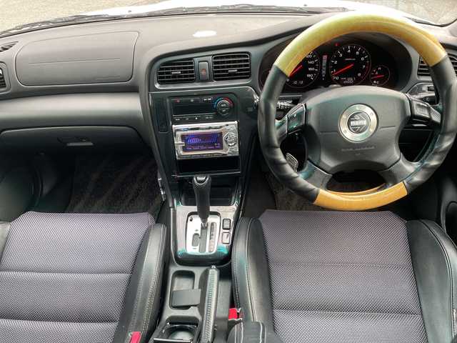 スバル レガシィ ツーリングワゴン GT－B LTDⅡ 山口県 2002(平14)年 12.6万km ピュアホワイト 登録時走行距離/　【125552km】/4WD/KENWOODオーディオ/FM/AM/CD/AAC/ETC/フォグライト/BBSホイール