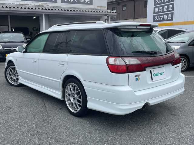 スバル レガシィ ツーリングワゴン GT－B LTDⅡ 山口県 2002(平14)年 12.6万km ピュアホワイト 登録時走行距離/　【125552km】/4WD/KENWOODオーディオ/FM/AM/CD/AAC/ETC/フォグライト/BBSホイール