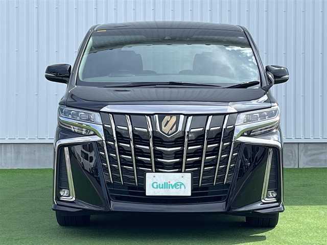 トヨタ アルファード S タイプゴールド 岐阜県 2020(令2)年 5.6万km ブラック 純正ディスプレイオーディオ/フルセグTV/DVD/CD/Bluetooth/純正フリップダウンモニター/両側パワースライド/ハーフレザーシート/トヨタセーフティセンス/・プリクラッシュセーフティ/・レーダークルーズコントロール/・レーンデパーチャーアラート/・オートマチックハイビーム/・クリアランスソナー/オートホールド/プッシュスタート/スマートキー/オートライト/LEDヘッドライト/フォグランプ/純正18インチアルミホイール