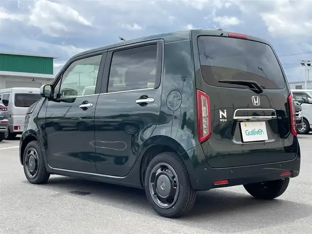 ホンダ Ｎ ＷＧＮ L スタイル+ビター 東京都 2024(令6)年 0.1万km未満 ブリティッシュグリーンP 届出済未使用車/Honda SENSING/・衝突軽減ブレーキ/・誤発進抑制機能/・標識認識機能/・路外逸脱警報機能/・先行車発進お知らせ機能/・アダプティブクルーズコントロール/・オートハイビーム/プッシュスタート/9インチ プレミアムナビ LXU-247NBi/フルセグTV/バックカメラ/ハーフレザーシート/シートヒーター/LEDヘッドライト