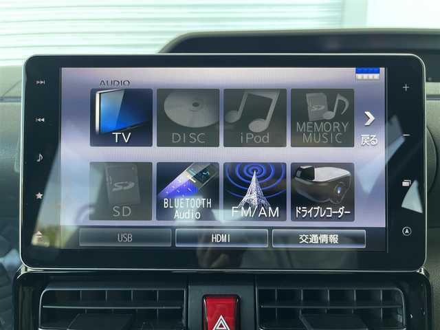 ダイハツ タント カスタム X 高知県 2019(令1)年 6.4万km シャイニングホワイトパール 純正ナビ/　Bluetooth/フルセグ/　CD/DVD/AM/FM/全方位カメラ/両側パワースライドドア /ETC/ナビ連動ドライブレコーダー/ローダウン/ロングスライドシート/パーキングアシスト/ハーフレザーシート/ロールサンシェード/コーナーセンサー/ステアリングスイッチ/プッシュスタート/スペアキー/純正フロアマット/純正14インチアルミホイール/LEDヘッドライト/オートライト/アイドリングストップ/ベンチシート/盗難防止装置