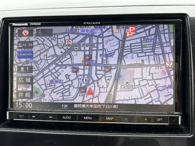 スズキ ワゴンＲ スティングレー リミテッドⅡ 福岡県 2012(平24)年 10.2万km ブルーイッシュブラックパール3 純正7型ナビ(フルセグTV、BT、CD、SDミュージックサーバー)/KENWOODスピーカー/純正アルミホイール/LEDオートライト/レザーシートカバー/ターボ/社外フロアマット/スマートキー/プッシュスタート