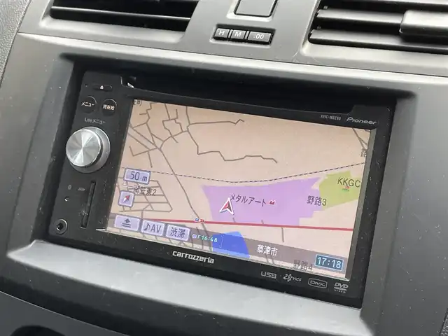 マツダ アクセラ スポーツ 15C 滋賀県 2010(平22)年 3.4万km グラファイトマイカ 禁煙車/パイオニア製ナビ/（Bluetooth／CD／DVD）/ワンセグTV/ETC/社外16インチAW/キセノンヘッドライト/オートライト