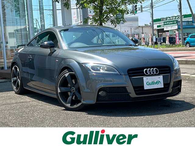 アウディ ＴＴクーペ 1．8 TFSI Sライン コンペティション 秋田県 2014(平26)年 8.6万km デイトナグレーパールエフェクト 社外スタッドレスタイヤ17インチ四本つき/Bluetooth/純正ナビ/バックカメラ/フルセグ