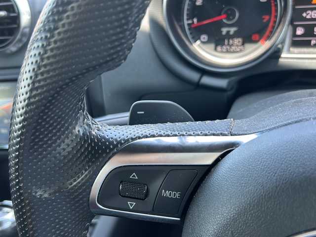 アウディ ＴＴクーペ 1．8 TFSI Sライン コンペティション 秋田県 2014(平26)年 8.6万km デイトナグレーパールエフェクト 社外スタッドレスタイヤ17インチ四本つき/Bluetooth/純正ナビ/バックカメラ/フルセグ