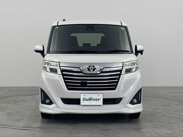 トヨタ ルーミー カスタムG S 群馬県 2018(平30)年 7.3万km パールホワイトⅢ 純正ナビ　バックカメラ　衝突被害軽減ブレーキ　両側電動スライドドア　クルーズコントロール　ビルトインＥＴＣ　ステアリングリモコン　スマートキー　プッシュスタート　ＬＥＤライト　オートライト　禁煙車