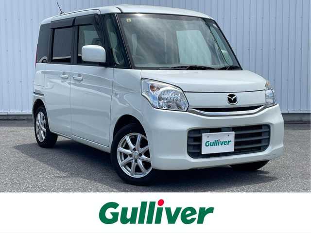 マツダ フレアワゴン XS 滋賀県 2016(平28)年 11.1万km クリスタルホワイトP 社外ナビ/(Bluetooth/フルセグ/CD/DVD/iPod)/衝突軽減ブレーキ/レーンキープアシスト/片側パワースライドドア/アイドリングストップ/D席シートヒーター/前後ドライブレコーダー/AAC
