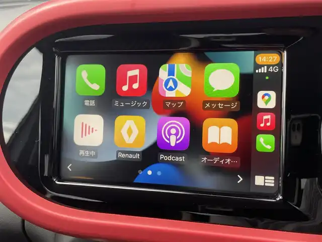 ルノー トゥインゴ ルコックスポルティフ 三重県 2020(令2)年 1.1万km パール Carplay/バックカメラ/純正16インチアルミホイール/シートヒーター/ハーフレザーシート/ETC車載器/Bluetooth接続/AUX/USB/アイドリングストップ/オートライト/クルコン