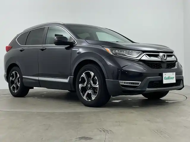 ホンダ ＣＲ－Ｖ ハイブリッド EX・マスターピース 鹿児島県 2019(平31)年 9.4万km ルーセブラックM ワンオーナー/純正SDナビ/(BT/CD/DVD/AM/FM/フルセグTV)/ホンダセンシング/レーダークルーズコントロール/衝突軽減ブレーキ/レーンキープアシスト/ブラインドスポットモニター/パドルシフト/パワーバックドア/前席パワーシート/シートメモリー/バックカメラ/前席シートヒーター/電動パーキングブレーキ/オートホールド/ビルトインETC2.0/前後コーナーセンサー/サンルーフ/純正18インチアルミホイール/純正フロアマット/純正LEDヘッドライト/アイドリングストップ/保証書/取扱説明書