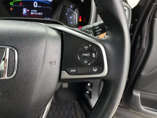 ホンダ ＣＲ－Ｖ ハイブリッド EX・マスターピース 鹿児島県 2019(平31)年 9.4万km ルーセブラックM ワンオーナー/純正SDナビ/(BT/CD/DVD/AM/FM/フルセグTV)/ホンダセンシング/レーダークルーズコントロール/衝突軽減ブレーキ/レーンキープアシスト/ブラインドスポットモニター/パドルシフト/パワーバックドア/前席パワーシート/シートメモリー/バックカメラ/前席シートヒーター/電動パーキングブレーキ/オートホールド/ビルトインETC2.0/前後コーナーセンサー/サンルーフ/純正18インチアルミホイール/純正フロアマット/純正LEDヘッドライト/アイドリングストップ/保証書/取扱説明書