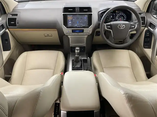 トヨタ ランドクルーザー プラド TX Lパッケージ マットブラED 滋賀県 2022(令4)年 3.3万km ブラック 純正９インチナビ/バックカメラ/サンルーフ/レーダークルーズコントロール/前後ドライブレコーダー/コーナーセンサー/パワーシート/ETC/MTモード付AT/電動格納サードシート/本革シート/シートヒーター/ベンチレーション/ルーフレール/オートライト/オートハイビーム/LEDヘッドライト