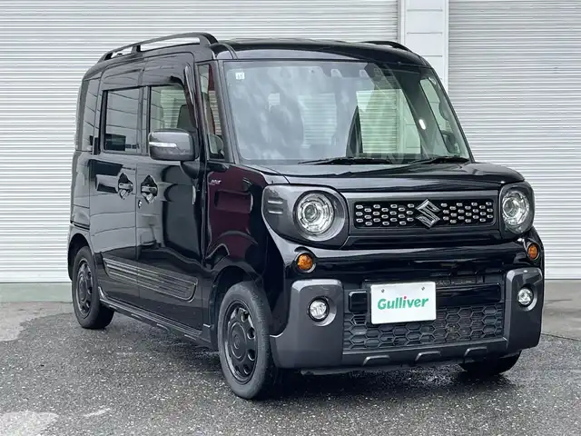 スズキ スペーシア ギア HYBRID XZ 高知県 2021(令3)年 6.7万km ブルーイッシュブラックパール3 メモリナビ/フルセグテレビ/アイドリングストップ/両側パワースライドドア/ETC/Bluetooth接続/ABS/横滑り防止装置/レーンキープアシスト/盗難防止装置/オートライト/衝突被害軽減ブレーキ/衝突安全ボディー/EBD（電子動力配分装置）/車間距離設定スイッチ/ESP