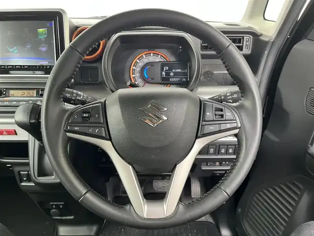 スズキ スペーシア ギア HYBRID XZ 高知県 2021(令3)年 6.7万km ブルーイッシュブラックパール3 メモリナビ/フルセグテレビ/アイドリングストップ/両側パワースライドドア/ETC/Bluetooth接続/ABS/横滑り防止装置/レーンキープアシスト/盗難防止装置/オートライト/衝突被害軽減ブレーキ/衝突安全ボディー/EBD（電子動力配分装置）/車間距離設定スイッチ/ESP
