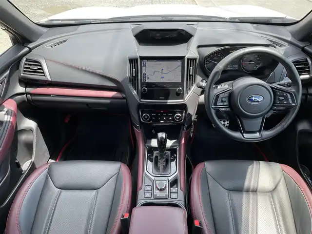 スバル フォレスター STIスポーツ 岩手県 2022(令4)年 3.8万km クリスタルホワイトP 4WD/純正ナビ/前方ドライブレコーダー/アイサイト/・プリクラッシュブレーキ/・リバースオートマチックブレーキ/・先行車発進告知/・青信号お知らせ/・レーンキープ/バックカメラ/フロントカメラ/サイドカメラ/レーダークルーズコントロール/パワーシート/シートメモリー/シートヒーター/ビルトインETC/ステアリングスイッチ/ステアリングヒーター/パドルシフト/フルセグTV/Bluetooth/CD、DVD/社外マフラー/純正マフラーあり/LEDヘッドライト/フォグランプ/オートライト/純正18インチアルミホイール/純正フロアマット