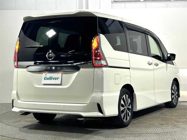 日産 セレナ ハイウェイスター プロパイロットED 大阪府 2017(平29)年 3.5万km ブリリアントホワイトパール ProPILOT 純正9incナビ(フルセグ/DVD再生/Bluetooth) バックカメラ 後席モニター ETC 両側パワースライドドア 衝突軽減 レーダークルコン クリアランスソナー ドラレコ