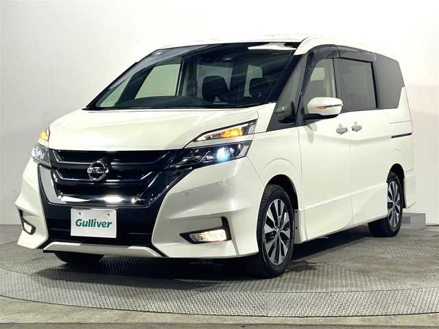 日産 セレナ ハイウェイスター プロパイロットED 大阪府 2017(平29)年 3.5万km ブリリアントホワイトパール ProPILOT 純正9incナビ(フルセグ/DVD再生/Bluetooth) バックカメラ 後席モニター ETC 両側パワースライドドア 衝突軽減 レーダークルコン クリアランスソナー ドラレコ