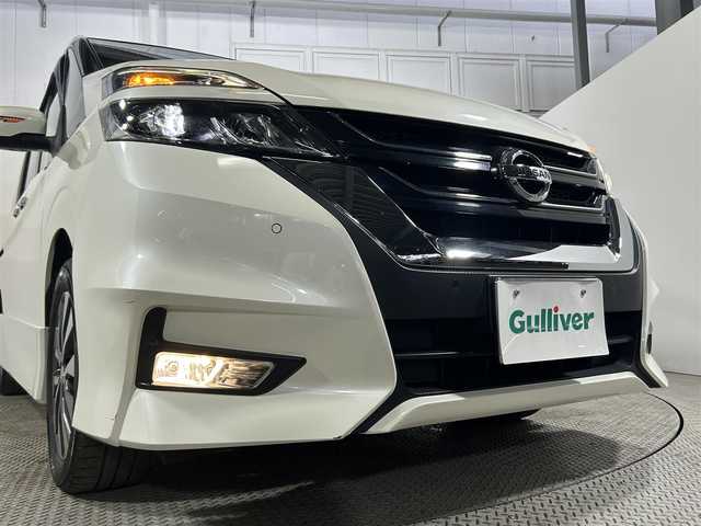 日産 セレナ ハイウェイスター プロパイロットED 大阪府 2017(平29)年 3.5万km ブリリアントホワイトパール ProPILOT 純正9incナビ(フルセグ/DVD再生/Bluetooth) バックカメラ 後席モニター ETC 両側パワースライドドア 衝突軽減 レーダークルコン クリアランスソナー ドラレコ