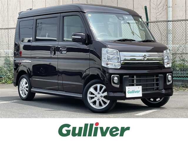 スズキ エブリィ ワゴン PZターボ スペシャル ハイルーフ 東京都 2018(平30)年 6.2万km ムーンライトバイオレットPM ケンウッドナビ/バックモニター/デュアルカメラブレーキサポート/両側スライドドア/ETC/ドライブレコーダー/横滑り防止措置/ステアリングスイッチ/スマートキー/プッシュスタート/オートステップ