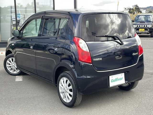 マツダ キャロル GS 4 道東・釧路十勝 2011(平23)年 10.3万km ブルーイッシュブラックパール3 ・ワンオーナー/・4WD/・社外SDナビ/【CD/DVD.ワンセグ】/・バックカメラ/・社外エンジンスターター/・運転席のみシートヒーター/・ハロゲンライト/・ヘッドライトレベライザー/・電格ミラー/・ドアバイザー/・スマートキー