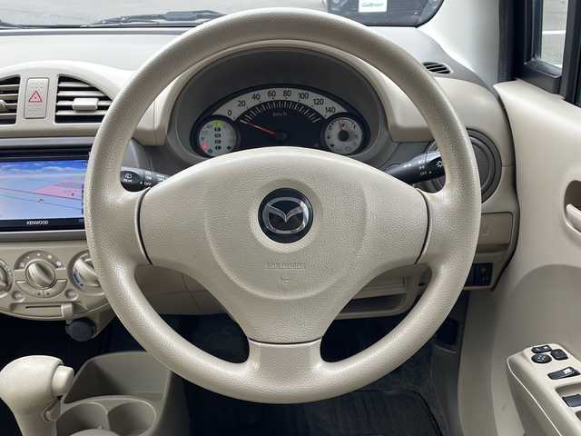 マツダ キャロル GS 4 道東・釧路十勝 2011(平23)年 10.3万km ブルーイッシュブラックパール3 ・ワンオーナー/・4WD/・社外SDナビ/【CD/DVD.ワンセグ】/・バックカメラ/・社外エンジンスターター/・運転席のみシートヒーター/・ハロゲンライト/・ヘッドライトレベライザー/・電格ミラー/・ドアバイザー/・スマートキー