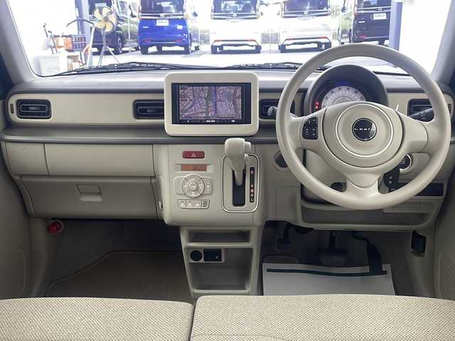 スズキ ラパン L 大阪府 2021(令3)年 0.7万km フォーンベージュM Carrozzeriaナビ　AVIC-HRZ088/　ipod　Aux/ETC/ドライブレコーダー前後　BM-TW01/アイドリングストップ/シートヒーター　D席/純正フロアマット/コーナーセンサー　後ろ/横滑り防止装置/レーンキープアシスト/オートライト/衝突被害軽減システム/スマートキー