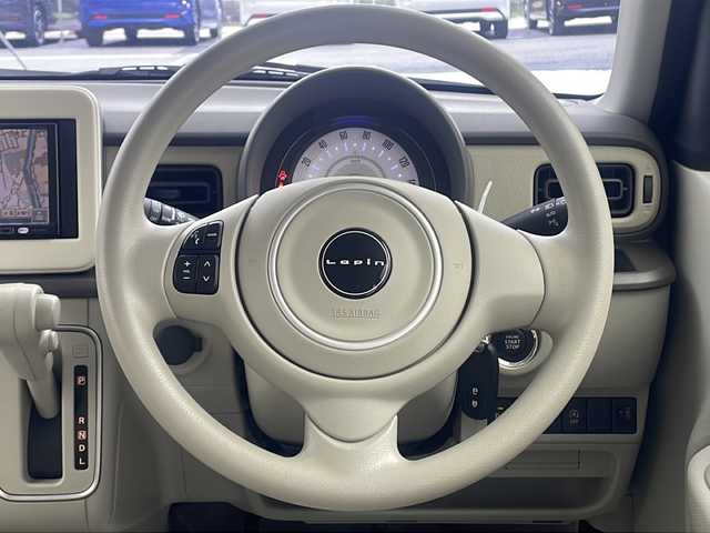 スズキ ラパン L 大阪府 2021(令3)年 0.7万km フォーンベージュM Carrozzeriaナビ　AVIC-HRZ088/　ipod　Aux/ETC/ドライブレコーダー前後　BM-TW01/アイドリングストップ/シートヒーター　D席/純正フロアマット/コーナーセンサー　後ろ/横滑り防止装置/レーンキープアシスト/オートライト/衝突被害軽減システム/スマートキー