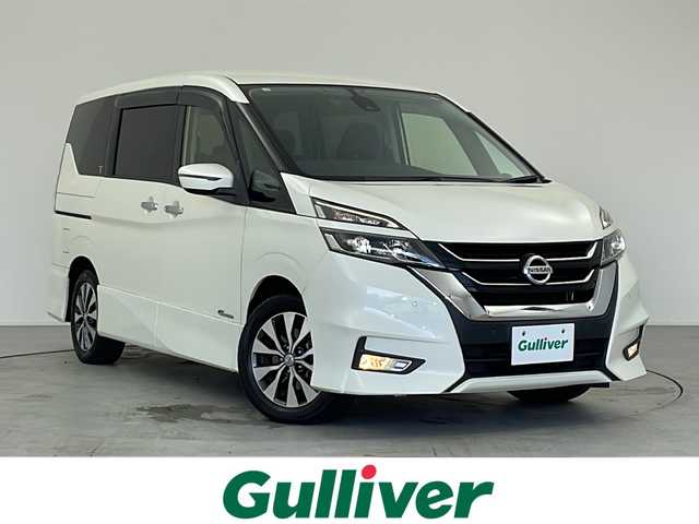 日産 セレナ ハイウェイスター プロパイロットED 愛知県 2016(平28)年 5.3万km ブリリアントホワイトパール /禁煙//純正9インチメモリナビ//AM/FM/CD/DVD/BD/SD/MSV/USB//フルセグTV//バックカメラ//ETC//前方ドライブレコーダー//純正フリップダウンモニター//プロパイロット//エマージェンシーブレーキ//車線逸脱警報//車線逸脱防止支援システム//標識検知//コーナーセンサー//両側パワースライドドア//オートLEDライト//フォグランプ//革巻きステアリング//ステアリングリモコン//電動格納ウィンカーミラー//電動パーキングブレーキ//AUTO HOLD//アイドリングストップ//ECO MODE//横滑り防止装置//純正16インチAW//プッシュスタート//スマートキー//スペアキー//ISOFIX//2列目ロールサンシェード//純正フロアマット//純正ドアバイザー//バニティミラー