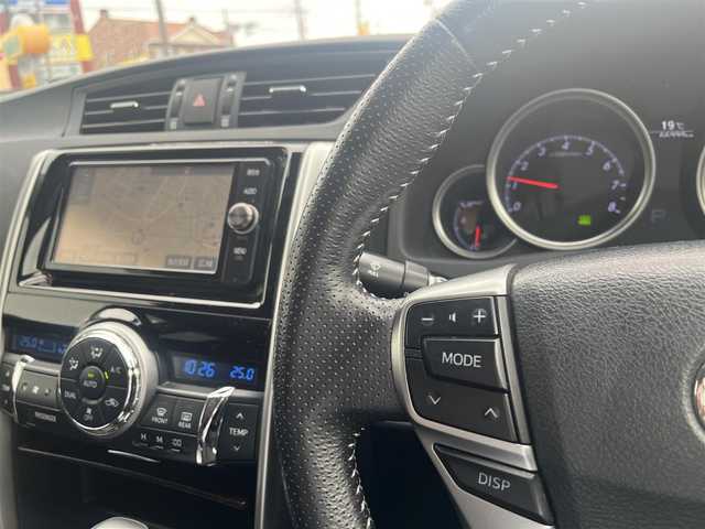 トヨタ マークＸ 250G 群馬県 2016(平28)年 6.7万km プレシャスブラックパール セーフティセンスP/プリクラッシュセーフティ/レーダークルーズコントロール/HIDヘッドランプ/運転席パワーシート/純正ナビゲーション/地デジTV/DVD/CD/バックカメラ/ETC2.0