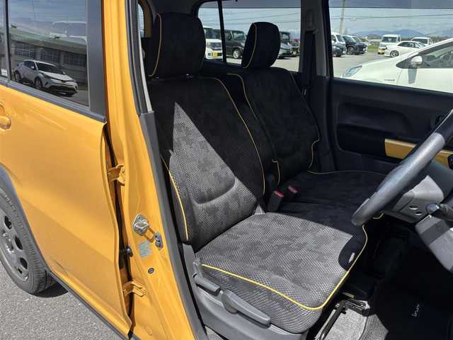 スズキ ハスラー G 滋賀県 2017(平29)年 9.1万km アクティブイエロー/ブラック2トーンルーフ 社外ナビ/・Bluetooth/・ワンセグ/・CD/DVD/バックカメラ/前席シートヒーター/シートリフター/電動格納ミラー/HIDオートライト/フォグライト/スマートキー/プッシュスタート/AW付スタッドレスタイヤ積載