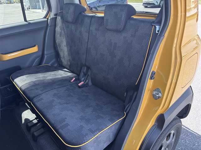 スズキ ハスラー G 滋賀県 2017(平29)年 9.1万km アクティブイエロー/ブラック2トーンルーフ 社外ナビ/・Bluetooth/・ワンセグ/・CD/DVD/バックカメラ/前席シートヒーター/シートリフター/電動格納ミラー/HIDオートライト/フォグライト/スマートキー/プッシュスタート/AW付スタッドレスタイヤ積載