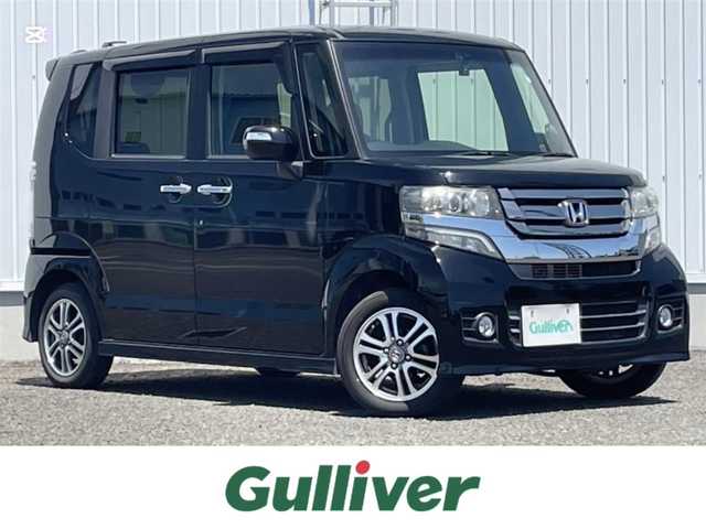 ホンダ Ｎ ＢＯＸ カスタム G Lパッケージ 熊本県 2016(平28)年 7.3万km クリスタルブラックパール 純正ナビ/・AM/FM/CD/DVD/BT/SD/・フルセグTV/・バックカメラ/片側パワースライドドア/ETC/前後ドライブレコーダー/オートライト/ステアリングスイッチ/電動格納ミラー/ウインカーミラー/横滑り防止装置/フォグライト/純正アルミホイール/スペアキー