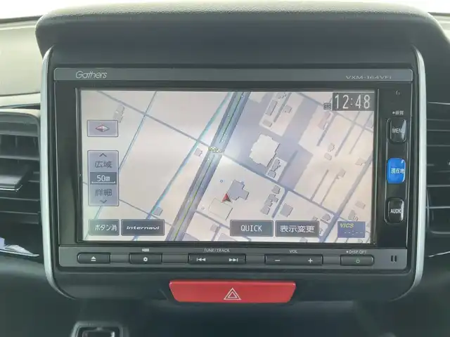 ホンダ Ｎ ＢＯＸ カスタム G Lパッケージ 熊本県 2016(平28)年 7.3万km クリスタルブラックパール 純正ナビ/・AM/FM/CD/DVD/BT/SD/・フルセグTV/・バックカメラ/片側パワースライドドア/ETC/前後ドライブレコーダー/オートライト/ステアリングスイッチ/電動格納ミラー/ウインカーミラー/横滑り防止装置/フォグライト/純正アルミホイール/スペアキー