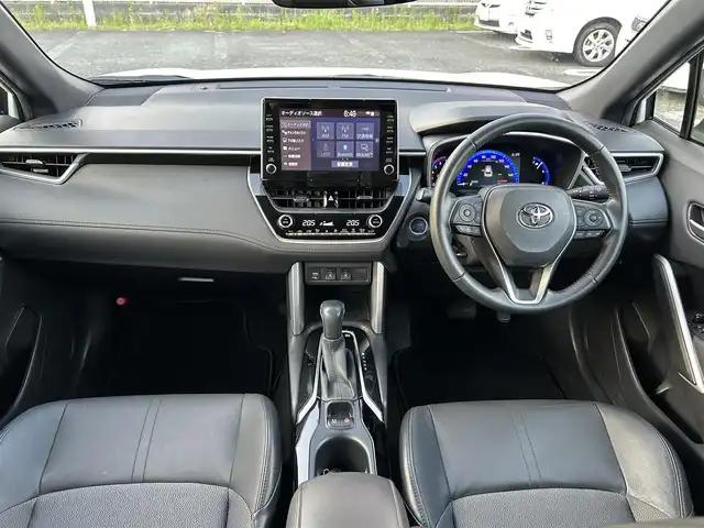トヨタ カローラ クロス ハイブリッド Z 熊本県 2021(令3)年 3.7万km プラチナホワイトパールマイカ モデリスタエアロ/モデリスタ18インチAW/スカイルーフ/ワンオーナー/衝突軽減ブレーキ/レーンキープアシスト/プッシュスタート/純正ナビ/（フルセグTV・BTオーディオ）/全方位カメラ/ビルトインETC/前後ドライブレコーダー/レーダークルーズ/パワーバックドア/ルーフレール/右前席パワーシート/前席シートヒーター/LEDヘッドライト/オートライト/フォグライト/前後コーナーセンサー/横滑り防止装置/ウィンカーミラー/純正フロアマット/純正ドアバイザー/新車保証書/取扱説明書/スマートスペアキー×1本