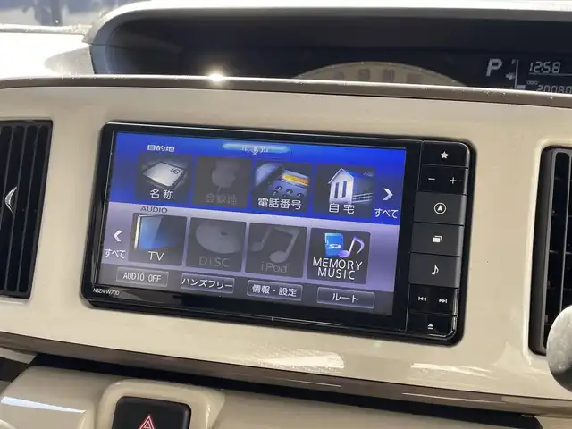 ダイハツ ムーヴ キャンバス X メイクアップ リミテッド SAⅢ 奈良県 2020(令2)年 2万km ブラックマイカメタリック 純正ナビ/Bluetooth/CD/DVD/フルセグTV/全方位カメラ/両側電動スライド/ドラレコ（前方）/コーナーセンサー/リアソナー/オートハイビーム/衝突被害軽減システム/プッシュスタート/スマートキー/ステアリングリモコン