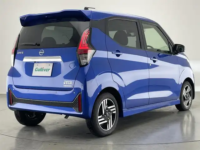 日産 デイズ HWS X プロパイロットED 愛知県 2024(令6)年 0.2万km オーシャンブルーP 純正９型ナビ　全方位カメラ　禁煙　プロパイロット　コーナーセンサー　ＬＥＤオートライト　フォグランプ　エマージェンシーブレーキ　衝突軽減　車線逸脱　追従クルコン　ハンドル支援　カープレイ対応　ＵＳＢ