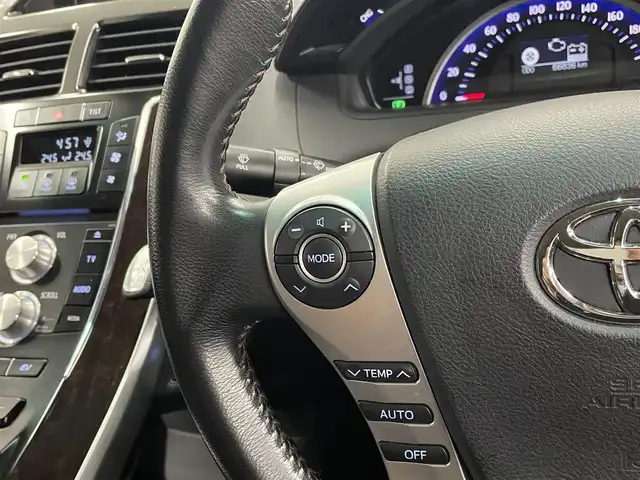 トヨタ ＳＡＩ G 熊本県 2015(平27)年 6.7万km ホワイトパールクリスタルシャイン 純正ナビ/　(CD/DVD/AM/FM/BT/AUX/フルTV)/USB/バックカメラ/社外　ドライブレコーダー　前後/ステアリングスイッチ/ビルトインETC/パワーシート　(D/N)/メモリーシート　(D)/防眩ミラー/オールオートパワーウィンドウ/プッシュスタート/クルーズコントロール/純正フロアマット/純正アルミ　18インチ/ビルトインETC/電動格納ミラー/フォグランプ