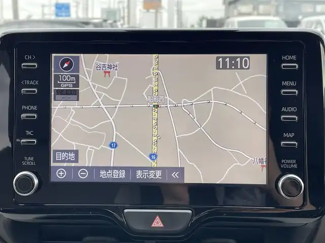 トヨタ ヤリス ハイブリッド Z 千葉県 2020(令2)年 4.6万km ブラック/アバンギャルドブロンズメタリック トヨタセーフティーセンス/・プリクラッシュセーフティー/・レーンディパーチャーアラート/・リヤクロストラフィックアラート/・パーキングサポートブレーキ/・ロードサインアシスト/・ブラインドスポットモニター/・アダプティブクルーズコントロール/純正ディスプレイオーディオ/・ナビ/Bluetooth/パノラミックビューカメラ/ハーフレザーシート/前席シートヒーター/パーキングアシスト/スマートキー/コーナーセンサー/ヘッドアップディスプレイ/純正LEDヘッドライト/フォグランプ/純正16インチアルミホイール/ETC/本革巻ステアリング/ドアバイザー/ヘッドライトレベライザー/サイド＆カーテンエアバッグ/新車時保証書＆取扱説明書