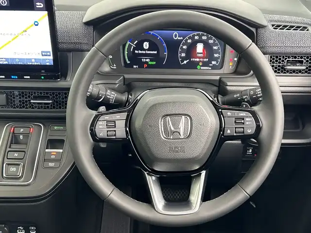 ホンダ ステップワゴン eHEV エアー EX 愛知県 2025(令7)年 0.1千km パール 登録済未使用車/純正ナビ/・フルセグ/・Bluetooth/・Apple Car Play/・Android Auto/・CD/・DVD/両側パワースライドドア/前席シートヒーター/バックカメラ/追従型クルコン/レーンキープアシスト/衝突軽減ブレーキ/コーナーセンサー/盗難防止装置/横滑り防止装置/純正アルミホイール/LEDヘッドライト/スマートキー/スペアキー/保証書/取扱説明書