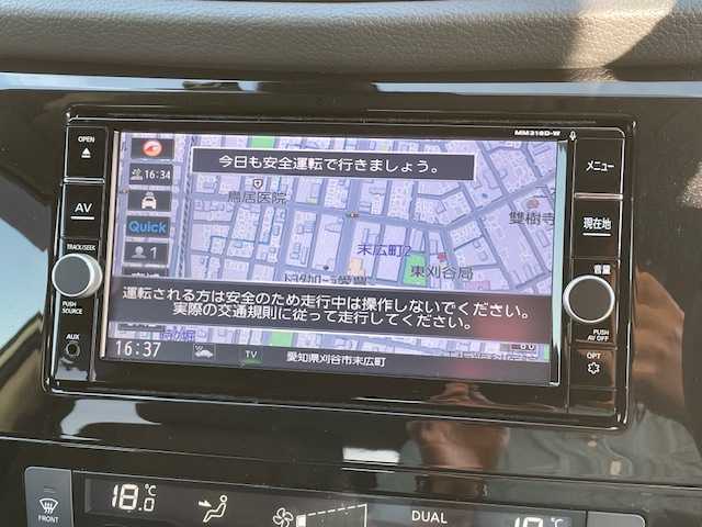 日産 エクストレイル 20X 愛知県 2018(平30)年 6.9万km ブリリアントホワイトパール アラウンドビューモニター/デジタルインナーミラー/ＥＴＣ/純正ナビ・フルセグＴＶ/純正１８インチアルミホイール/純正フロアマット/純正ドアバイザー/電動リアゲート/横滑り防止装置/ダウンヒルアシストコントロール　/スマートキー