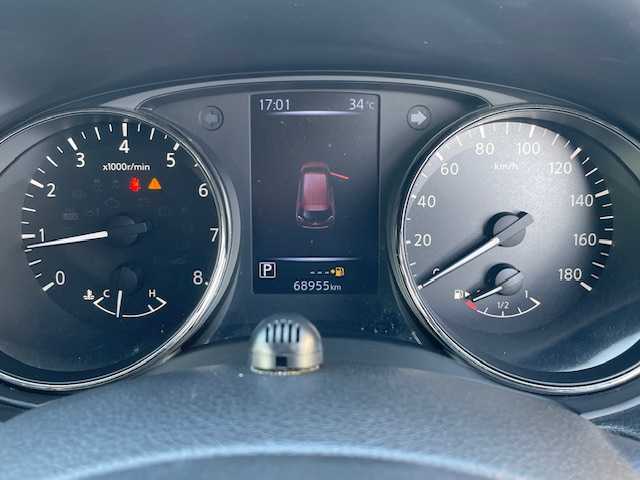 日産 エクストレイル 20X 愛知県 2018(平30)年 6.9万km ブリリアントホワイトパール アラウンドビューモニター/デジタルインナーミラー/ＥＴＣ/純正ナビ・フルセグＴＶ/純正１８インチアルミホイール/純正フロアマット/純正ドアバイザー/電動リアゲート/横滑り防止装置/ダウンヒルアシストコントロール　/スマートキー