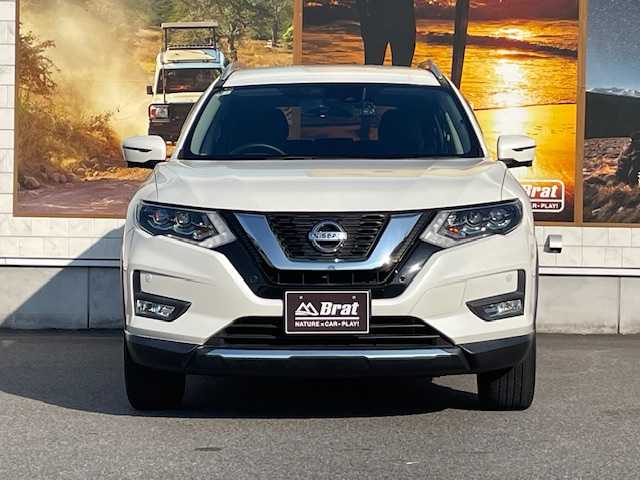 日産 エクストレイル 20X 愛知県 2018(平30)年 6.9万km ブリリアントホワイトパール アラウンドビューモニター/デジタルインナーミラー/ＥＴＣ/純正ナビ・フルセグＴＶ/純正１８インチアルミホイール/純正フロアマット/純正ドアバイザー/電動リアゲート/横滑り防止装置/ダウンヒルアシストコントロール　/スマートキー