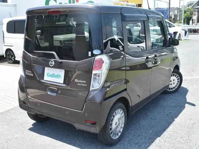 日産 デイズ ルークス ボレロ 神奈川県 2019(平31)年 3万km 茶 ワンオーナー/片側パワースライドドア/純正メモリナビ/全方位カメラ/地デジTV/Bluetooth/ドラレコ/ETC/純正フロアマット/AUTECH14インチAW/ドアバイザー/保証書/取説ナビ説/スペアスマートキー/記録簿（R1 2 4）