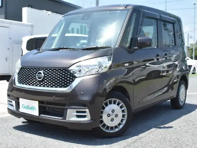 日産 デイズ ルークス ボレロ 神奈川県 2019(平31)年 3万km 茶 ワンオーナー/片側パワースライドドア/純正メモリナビ/全方位カメラ/地デジTV/Bluetooth/ドラレコ/ETC/純正フロアマット/AUTECH14インチAW/ドアバイザー/保証書/取説ナビ説/スペアスマートキー/記録簿（R1 2 4）