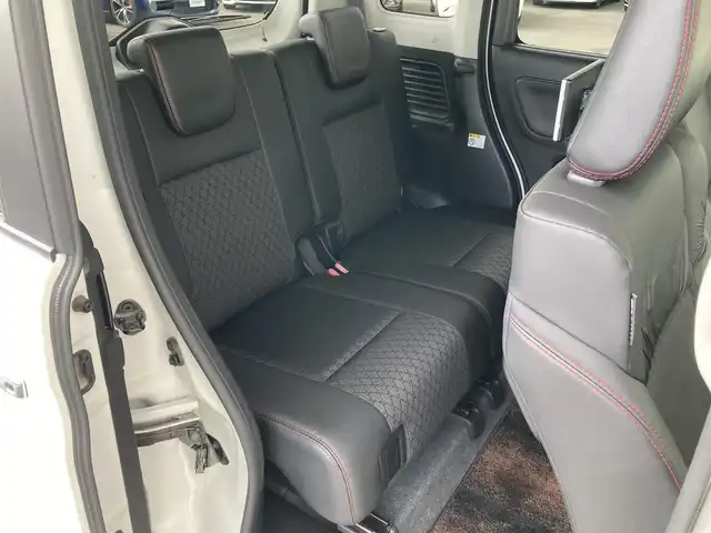 スズキ スペーシア カスタム HYBRID XS 静岡県 2019(平31)年 5.7万km ピュアホワイトP スズキセーフティサポート/社外メモリーナビ(MDV-Z704W)/　AM FM CD DVD Bluetooth USB SD/フルセグTV/ビルトインETC/LEDオートヘッドランプ/リアクリアランスソナー/ハーフレザーシート/シートヒーター(運転席)/両側パワースライドドア/純正15インチアルミホイール/スマートキー2本/リアサンシェード/後席7インチモニター/バックモニター/前後方ドライブレコーダー