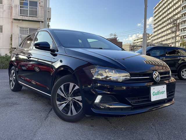 フォルクスワーゲン ポロ TSIコンフォートライン 宮崎県 2018(平30)年 4.4万km ディープブラックパールエフェクト 純正ＳＤナビ　(BT/CD/フルセグ/AM/FM)/バックカメラ/アイドリングストップ　/クルーズコントロール/純正フロアマット　/純正アルミホイール/オートライト　/ＥＴＣ2.0/ドアバイザー/横滑り防止/電動格納ミラー/MTモード付AT