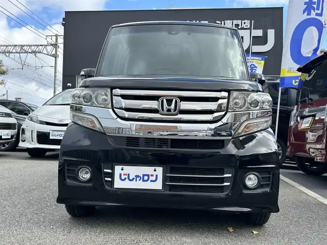 ホンダ Ｎ ＢＯＸ カスタム G Lパッケージ 兵庫県 2015(平27)年 5.9万km スマートブラック (株)IDOMが運営する【じしゃロン西宮店】の自社ローン対象車両になります。こちらは現金ご利用時の価格です。自社ローンご希望の方は別途その旨お申付け下さい。/＊社外ナビ/＊フルセグテレビ/＊バックカメラ/＊片側パワースライドドア/＊CTBA/＊プッシュスタート