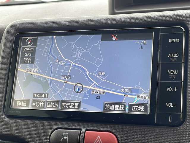 トヨタ スペイド F 福岡県 2015(平27)年 13.1万km ブラック 純正7型メモリナビ（NSZT-W64）/フルセグTV/Bluetooth/CD/DVD/モデリスタエアロ/片側パワースライドドア/チップアップシート/純正15インチアルミホイール/純正フロアマット/純正ドアバイザー/スマートキー/スペアキー1本/プッシュスタート